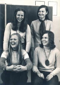 1974, Zuzana vpravo nahoře