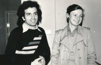 1976, Zuzana s íránským přítelem