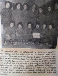 Majstrovstvá pedagogických inštitútov na Slovensku v basketbale  (1961)