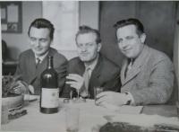Anton Mudrončík (vpravo) - fotografia zo 60.tych rokov