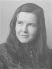 Jiřina Rybáčková v roce 1970