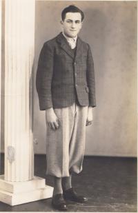 Brother Franz Galle in Chlumec nad Cidlinou in 1956