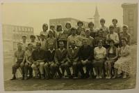 Elementary school Mořkov pupils and teachers 1967
