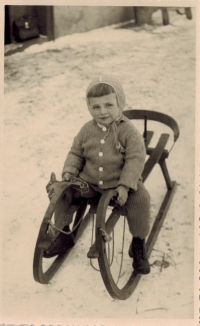Josef Horký at pre-school age