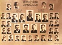 Father Karel Černý on the chart 1931 - 1932 - middle row the second from the right