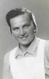 Young Eliška Kopřivová in 1956
