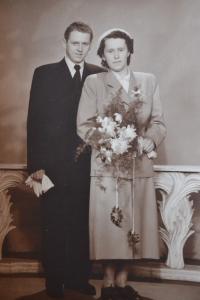 Josef Radovský's wedding photo