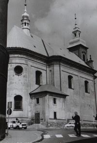 Parish church of St. John the Baptist in Hranice before repairs
