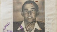 Bernard Papánek in 1939, an ID photo 