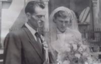 1957 - svatební foto originál