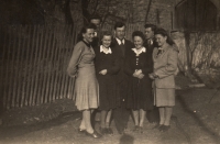 Volyňáci in Chotiněves, spring 1948