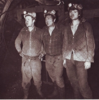 Pavel Gejza Fehér working in a mine (1979)