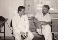 With his colleague Vladislav Holec in Havířov