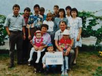 Rodina Langerova v roce 1996