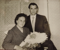 The husbands with their son Pavel in 1961