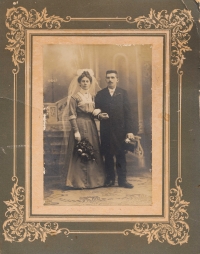 Hochzeit von den Großeltern Lobwasser, Nejdek 1911