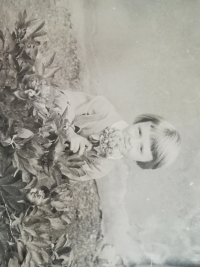 Viera Boronkayová as a child