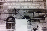 Information about the funeral of the victims, Liberec, August 1968