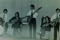 Greek band in Jeseník in 1970