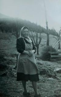Matka Marie Sotiropulu v roce 1963 v Horním Údolí