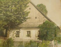Původní dům rodiny Špinlerovy v Dolní Dobrouči 