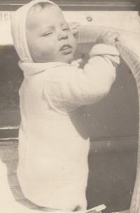 Jan Hrad as a little boy