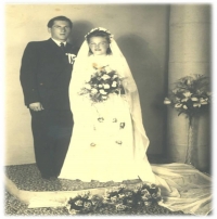 Svatební fotografie z roku 1951