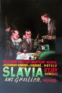 Advertisement for his father`s restaurant