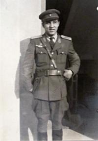 Milan grulich in a uniform