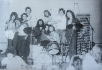 During a concert in Starý Máteřov in 1977