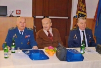 Arnošt Karas at the volunteer firefighters event, around the year 2000