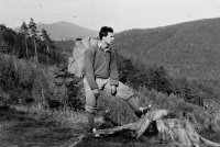 Alois Láznička mountaineer / around 1968