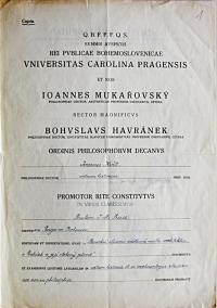 University certificate