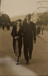 Parents of Jitka Bubeníková in Poděbrady