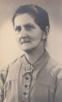 Mrs. Jetmarová, Jaroslava Tomšů's grandmother