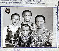 passport photography for the trip to USA around 1947