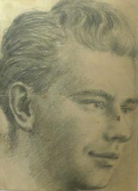 Václav Topš_his portrait drawn by co-inmate in prison