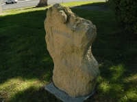 Memorial at the site of the Mariánská camp