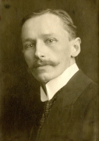 Witness's grandfather, philosopher Karel Vorovka (1879-1929)