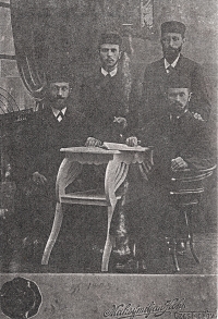 Grandfather Estreicher (second from left)