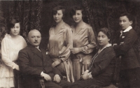 Eva Benešová's mother (third from left)