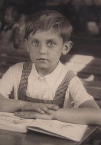 M. Janda at primary school 1935