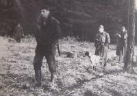 Janda during a hunting in Cernosice