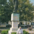 František Zeman at the Smetana monument in Litomyšl