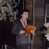Roman Vlasák as a wedding registrar at the municipality (early 1990s)