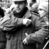Petr Dohnal during the general strike in front of the Pardubice Theater, 27 November 1989 

