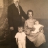 Václav Rauch with his parents and his older brother, 1924 


