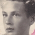 A portrait photo of Jan Jurkas when he was a student at the vocational school in Karviná 