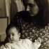 With her third child in 1975 
