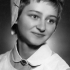 Marie Svatošová, graduation photo, 1961